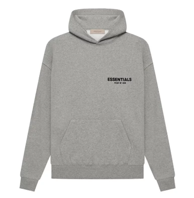 Top Quality Fear of God Essentials Hoodie Dark Oatmeal