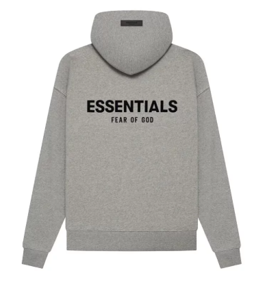 Top Quality Fear of God Essentials Hoodie Dark Oatmeal