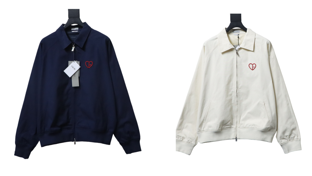 Top Quality     Dior Heart Embroidered Cropped Jacket