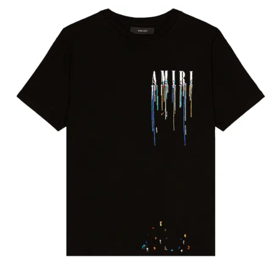     Amiri Paint Drip Core Logo Tee Black