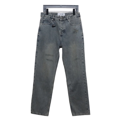 Top Quality LOEWE Embroidered LOGO Jean 02