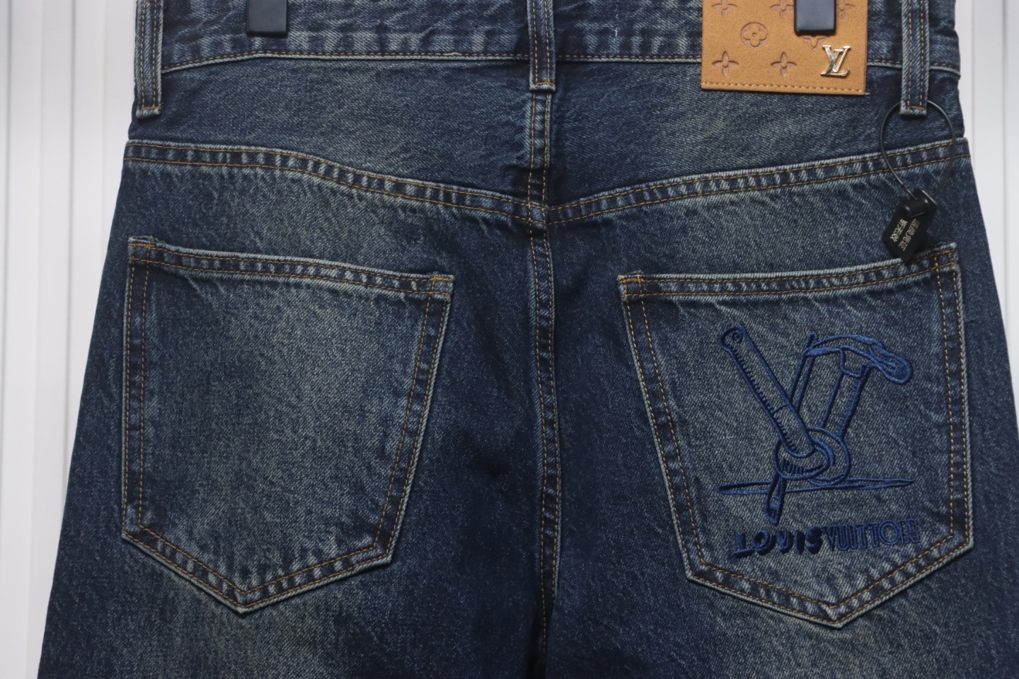     Louis Vuitton Embroidered Jean
