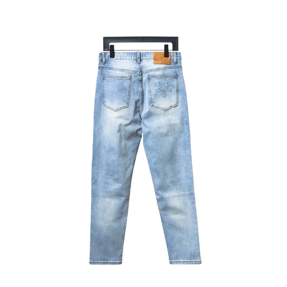 Top Quality Prada Triangle Logo Jean