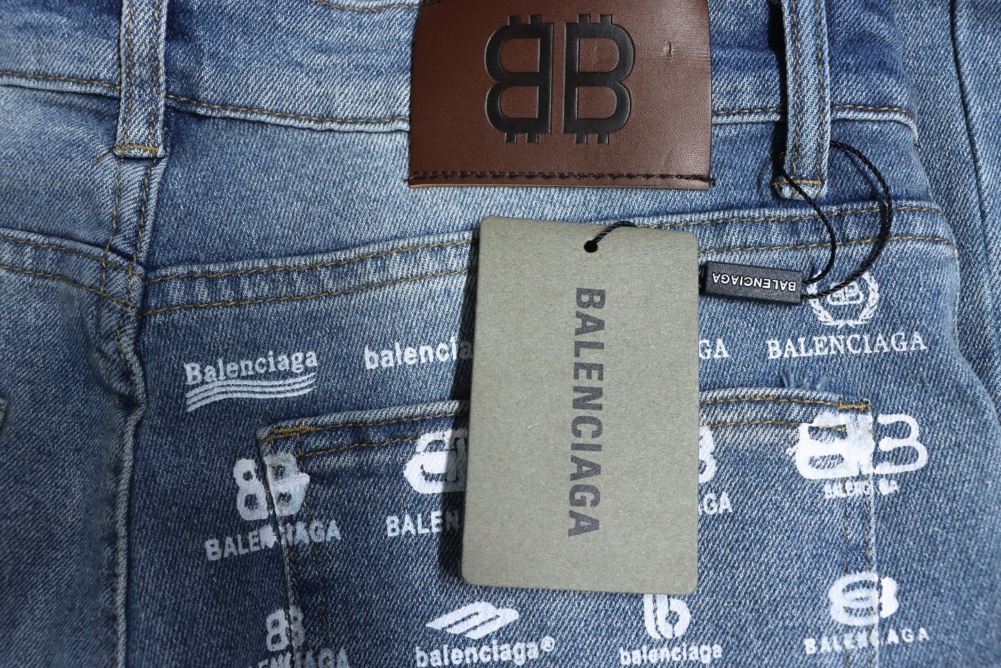 Top Quality     Balenciaga Printed Jeans