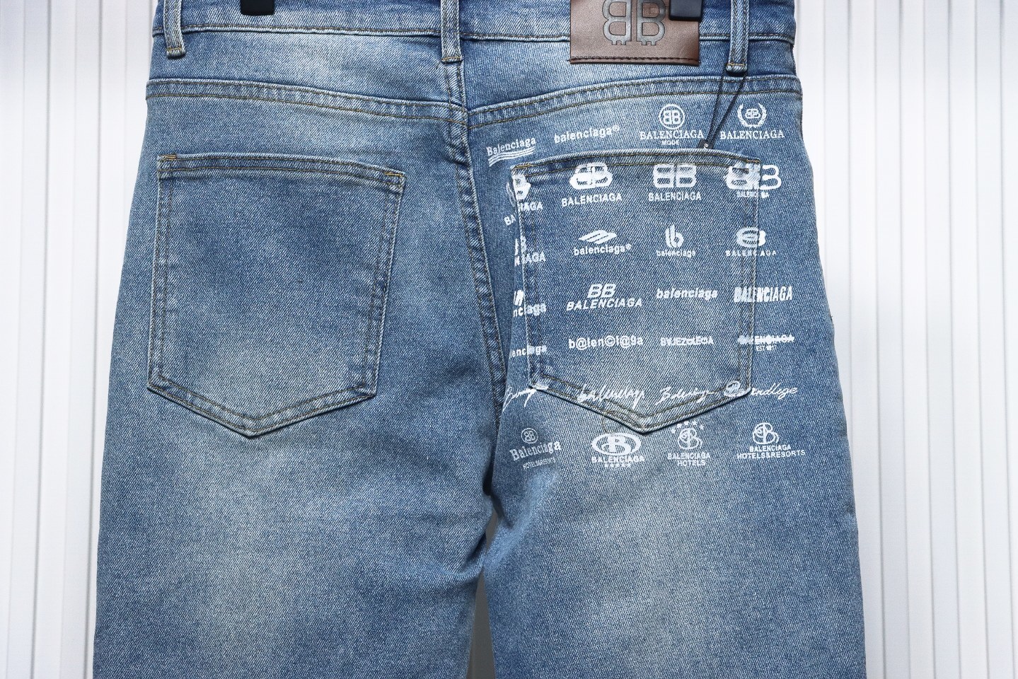 Top Quality     Balenciaga Printed Jeans