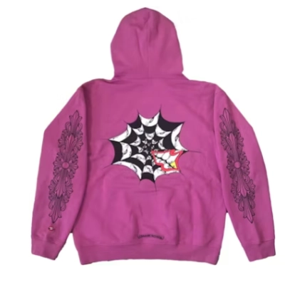 Top Quality Chrome Hearts Hollywood Patchwork Hoodie 02