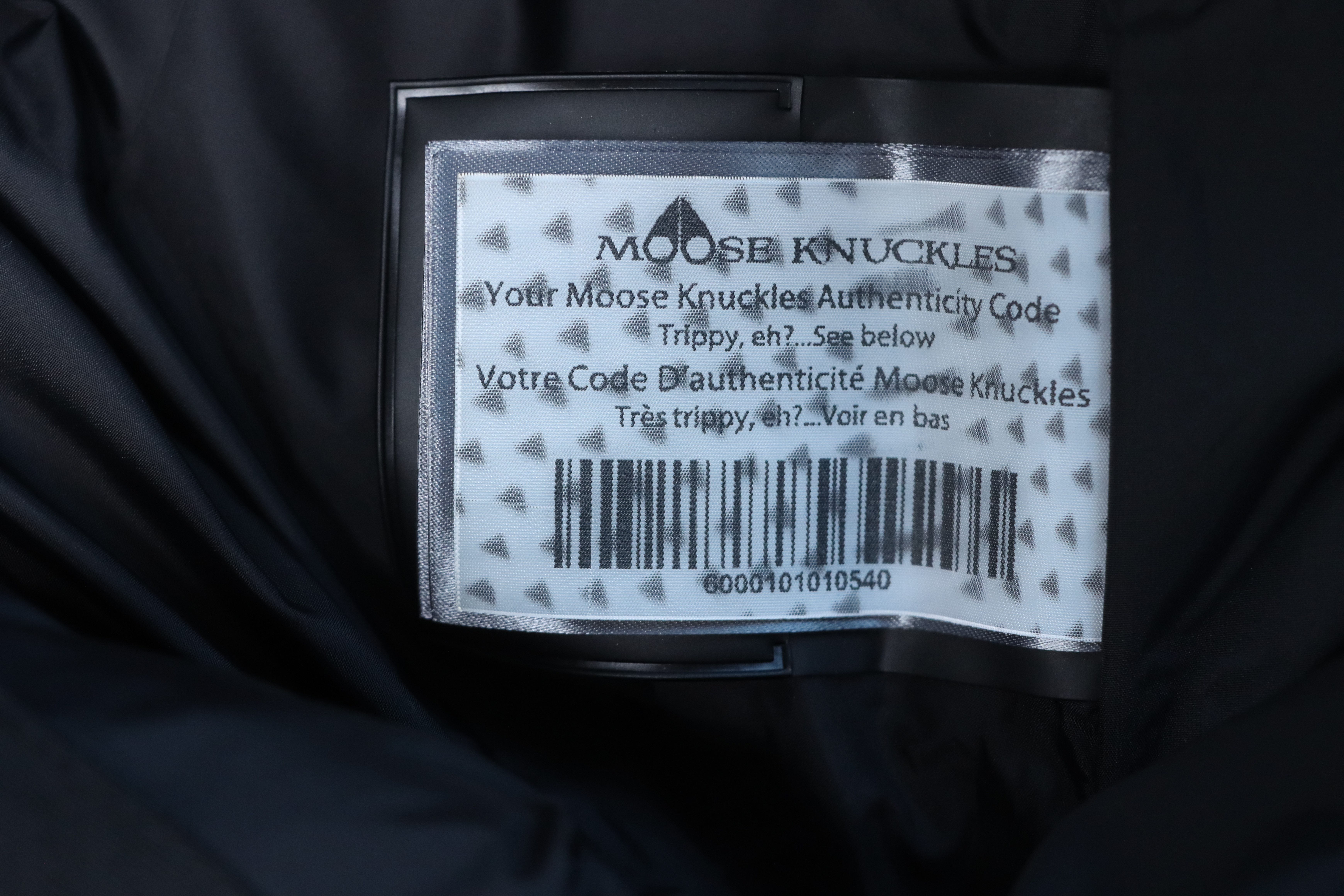 Top Quality Moose Knuckles Original 3q Down Jacket Black