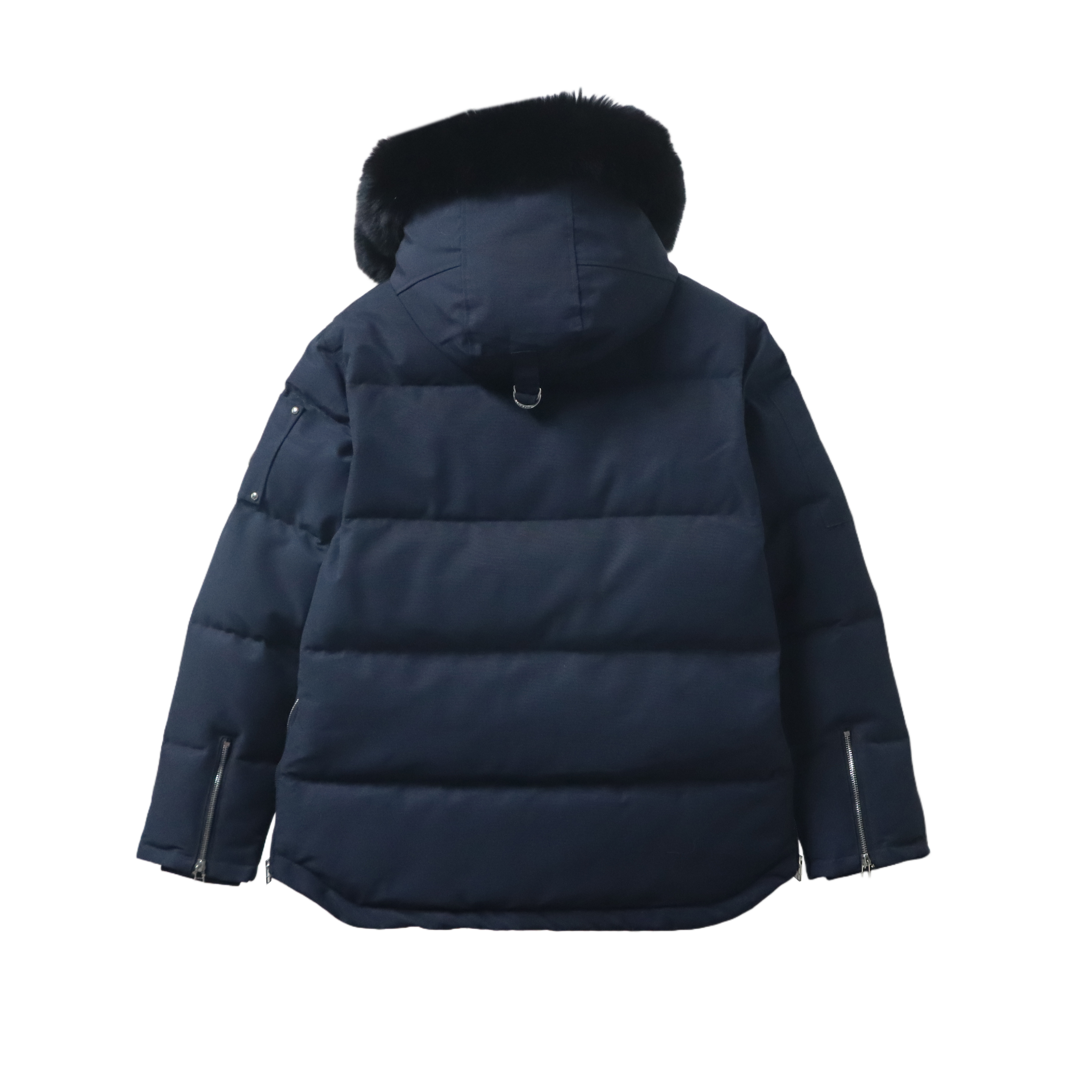 Top Quality Moose Knuckles Original 3q Down Jacket Dark Blue