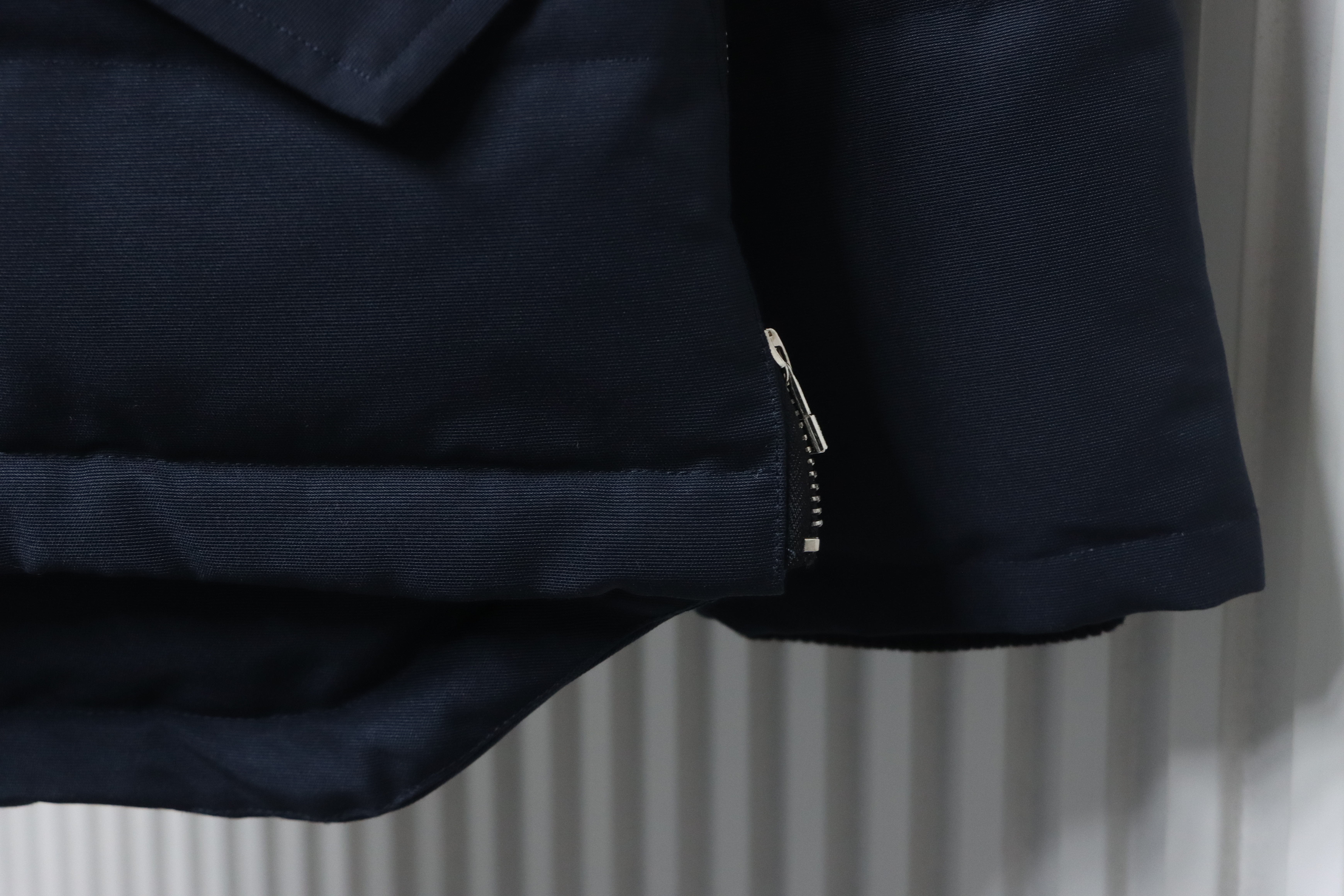 Top Quality Moose Knuckles Original 3q Down Jacket Dark Blue