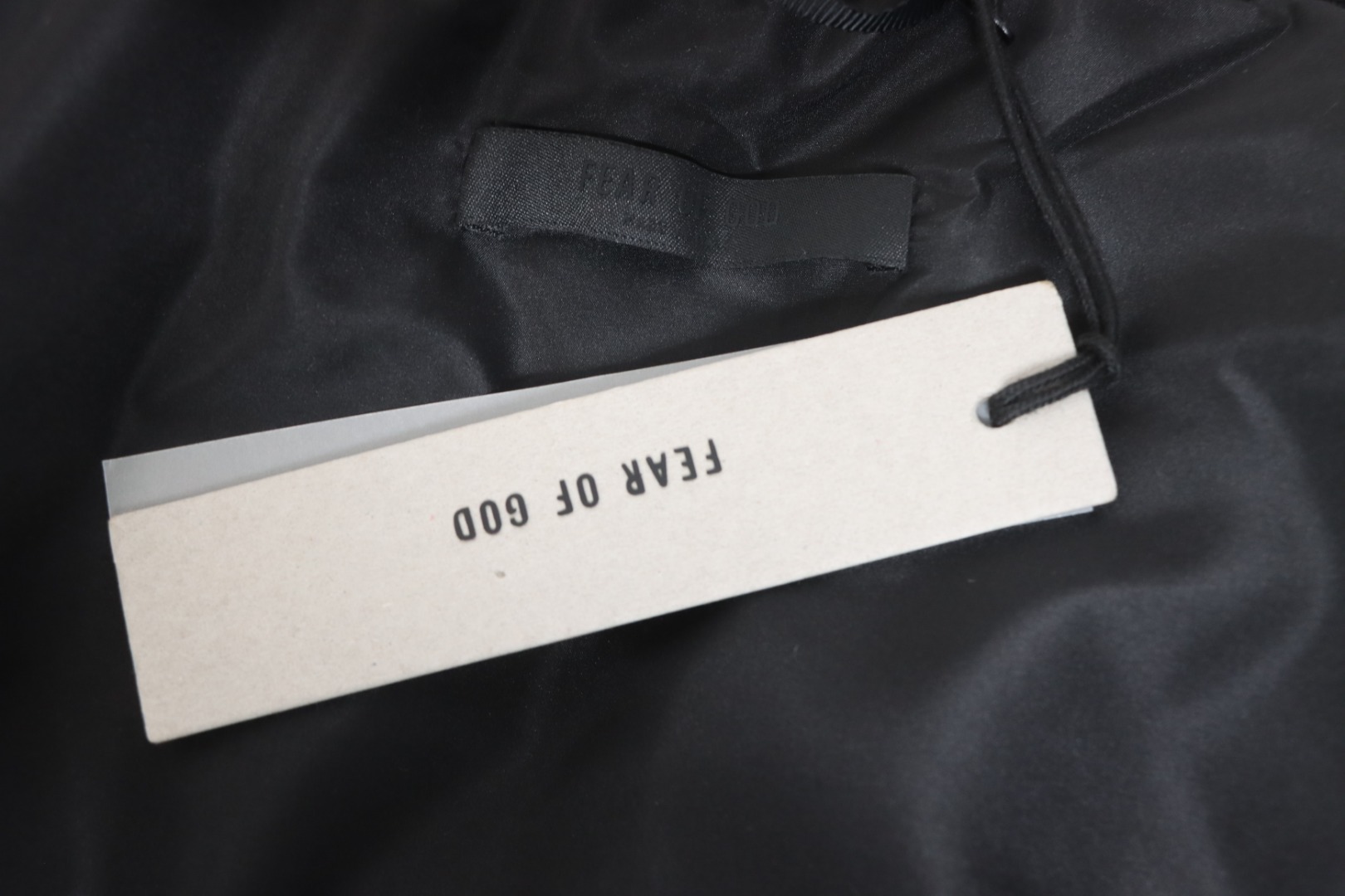 Top Quality Fear of God Stand-Collar Down Jacket Black