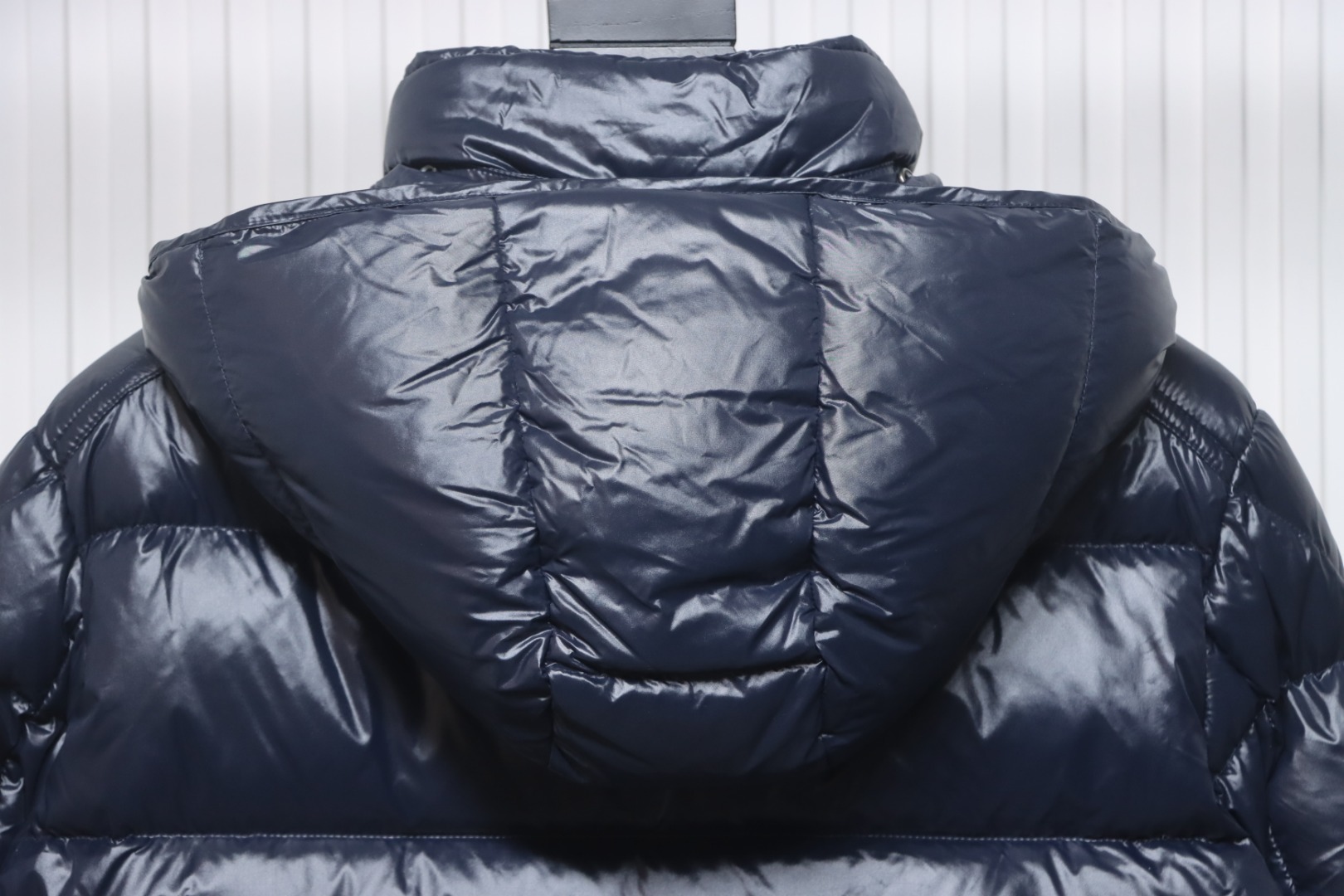Top Quality Moncler ECRINS Hooded Down Jacket Navy