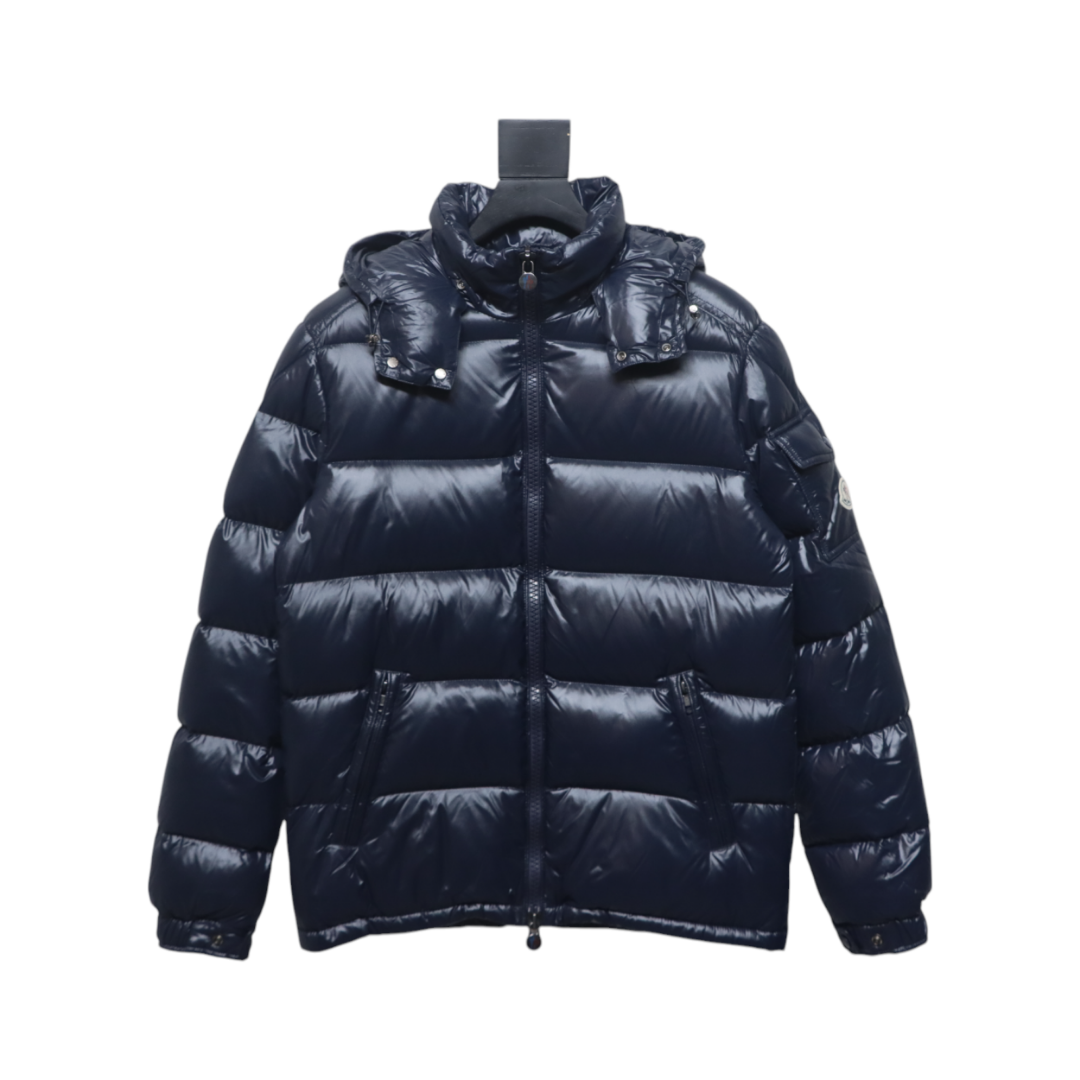 Top Quality Moncler ECRINS Hooded Down Jacket Navy