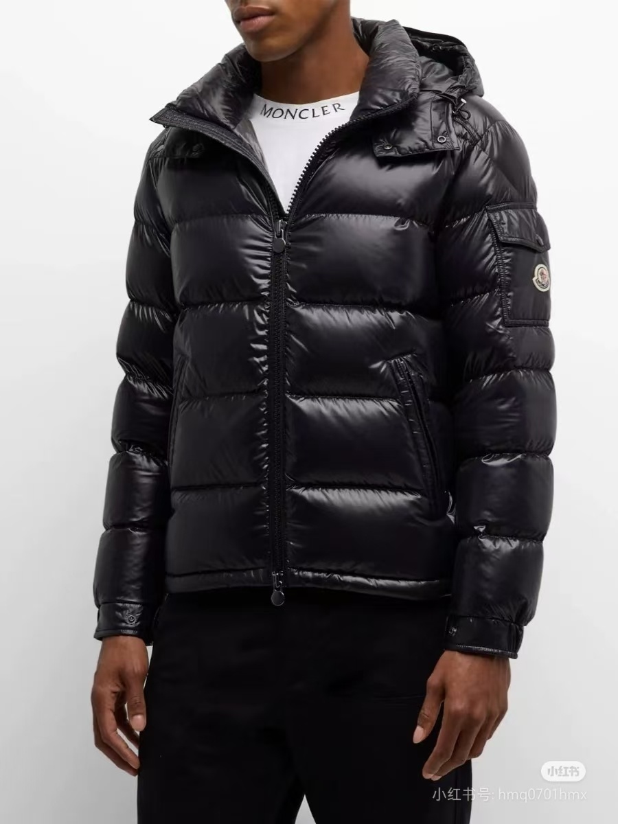 Top Quality Moncler ECRINS Hooded Down Jacket Black