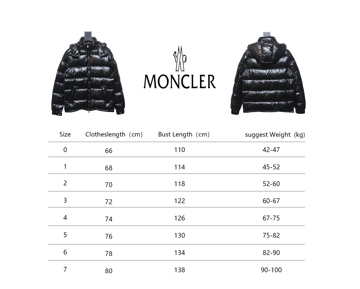 Top Quality Moncler ECRINS Hooded Down Jacket Black