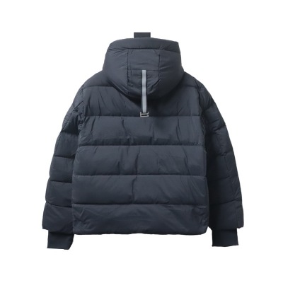 Top Quality Big Goose Short Down Jacket Black 02