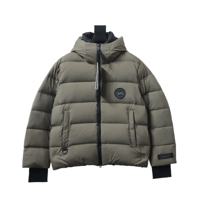 Top Quality Big Goose Short Down Jacket Green 01