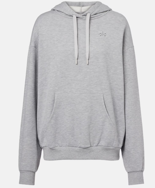     Alo Yoga Accolade Cotton-Blend Jersey Hoodie