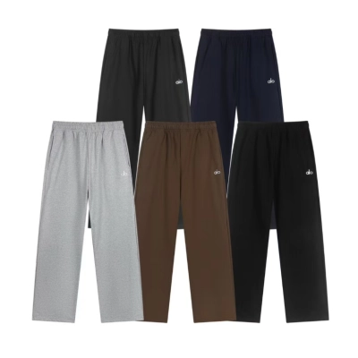 Top Quality Alo Yoga Accolade Cotton-Blend Jersey Sweatpants 01