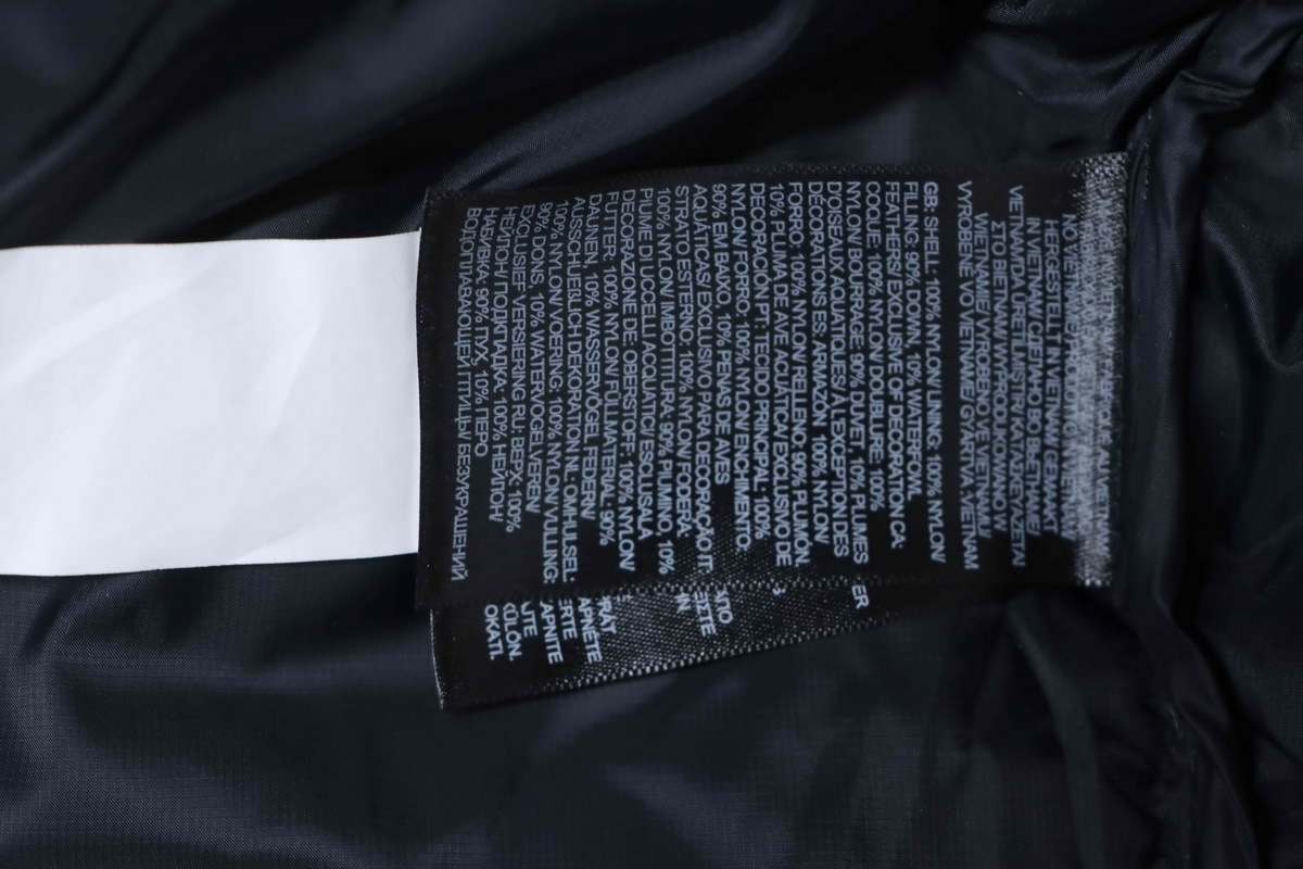     The North Face Nuptse Short Down Jacket Black