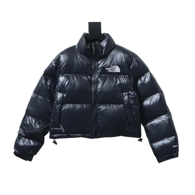     The North Face Nuptse Short Down Jacket Black 01