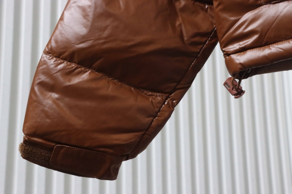     The North Face Nuptse Short Down Jacket Brown