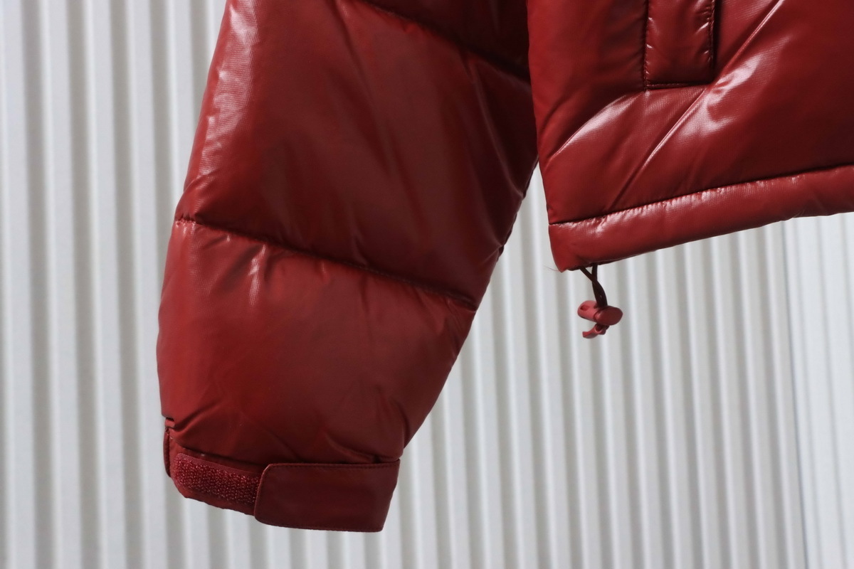     The North Face Nuptse Short Down Jacket Red