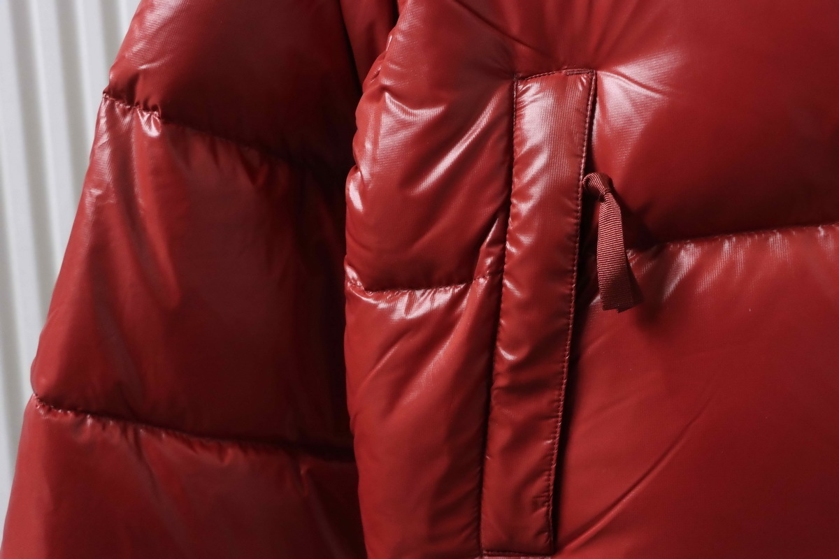     The North Face Nuptse Short Down Jacket Red
