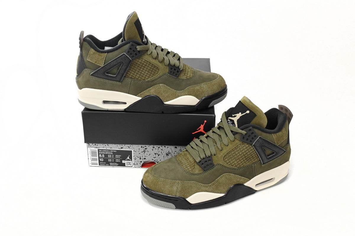 Best Deals🖤XP Jordan 4 Retro SE Craft Medium Olive FB9927-200