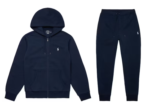     Polo Ralph Lauren Double-Knit Full-Zip Suit Aviator Navy