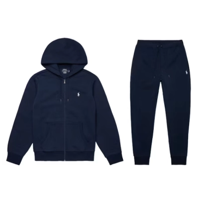 Top Quality Polo Ralph Lauren Double-Knit Full-Zip Suit Aviator Navy 01