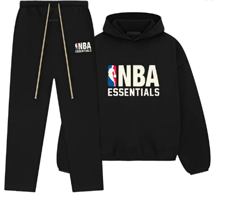 Top Quality Fear of God Essentials NBA Relaxed Suit Black