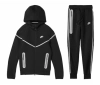 Top Quality    Nike Sportswear Tech Fleece Full Zip Hoodie & Joggers Reflective Details Set Black