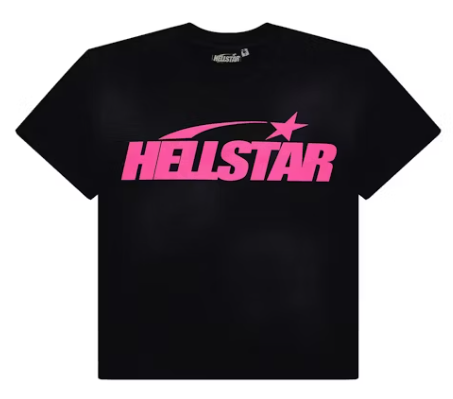     Hellstar Classic T-shirt (Gel Print) Black/Pink