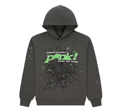    Sp5der Punk V2 Hoodie Slate