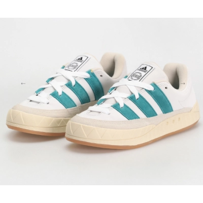    Adidas Adimatic White Legacy Teal 02