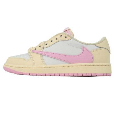 Pkgod Jordan 1 Retro Low OG SP Travis Scott Shy Pink IQ7604-100 01