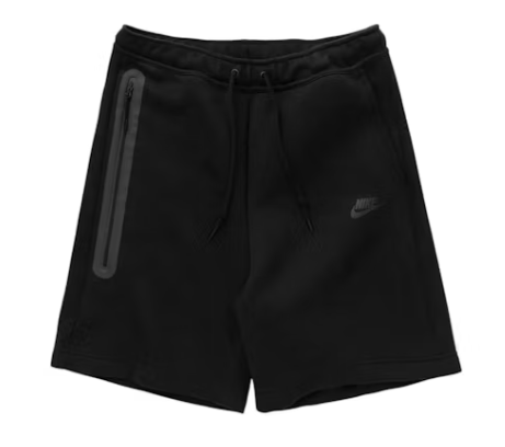 Top Quality Nike Sportswear Tech Fleece Shorts Black/Black
