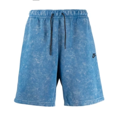 Top Quality Nike Sportswear Tech Fleece Shorts Dark Marina Blue/Black 01