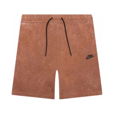 Top Quality Nike Sportswear Tech Fleece Washed Shorts Mineral Clay/Black 01