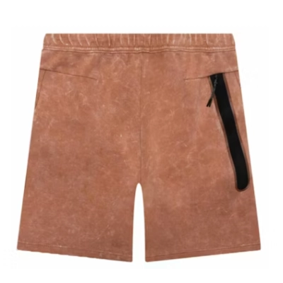 Top Quality Nike Sportswear Tech Fleece Washed Shorts Mineral Clay/Black 02