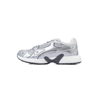 Louis Vuitton LV Olympia Sneaker Silver Black 01