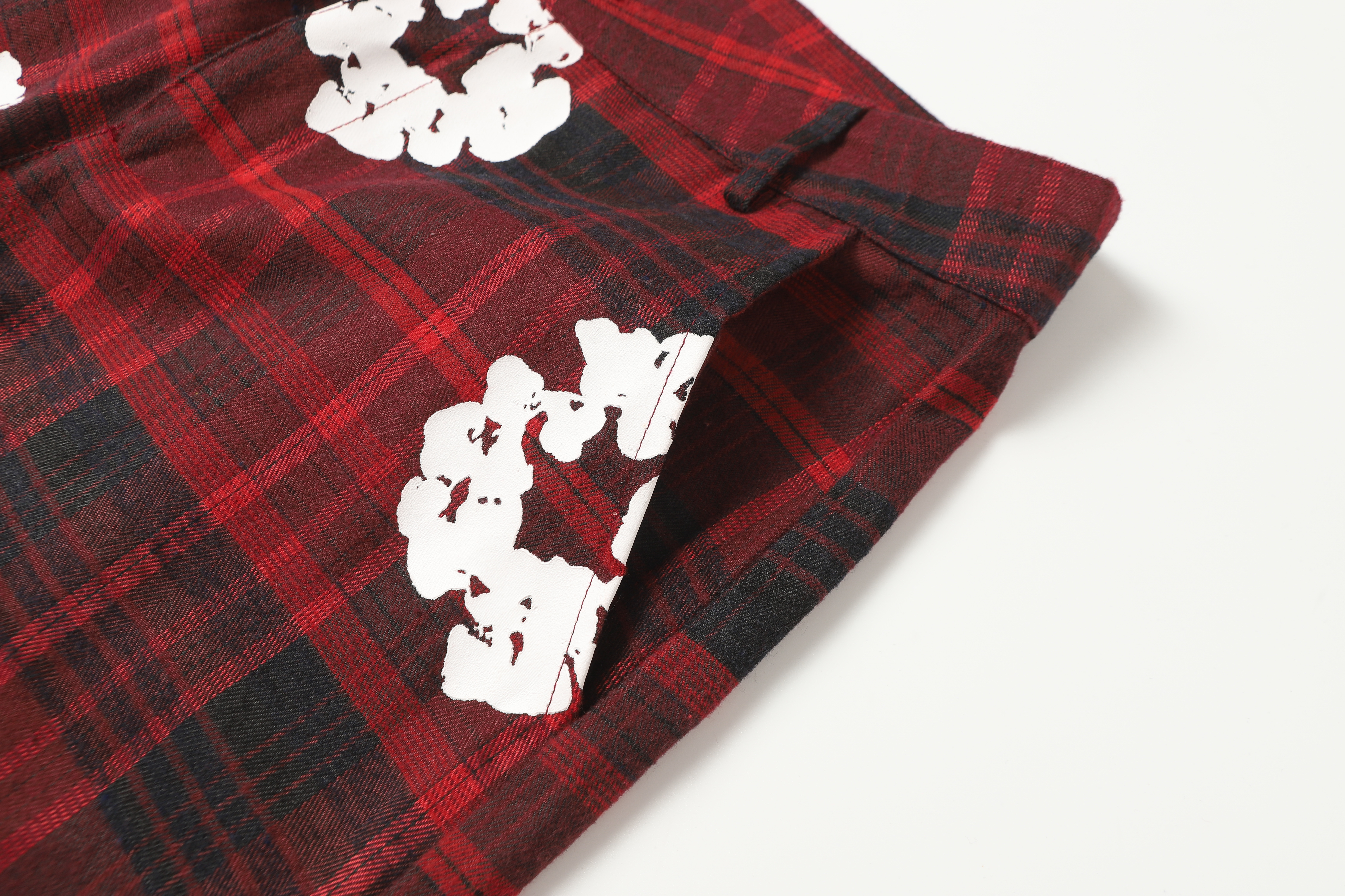     Denim Tears Checked Set Red-388