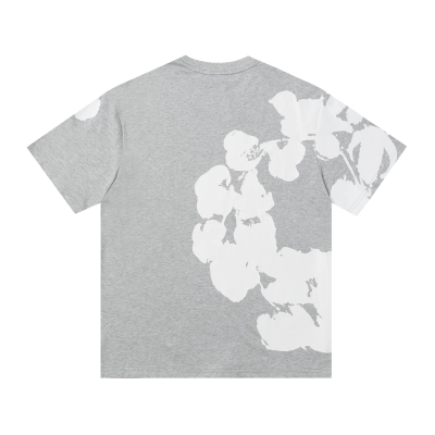 Top Quality Denim Tears Big Cotton Wreath Sweat Shirts Grey 02