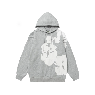 Top Quality Denim Tears Big Cotton Wreath Sweatshirt in Grey 01