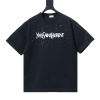 Top Quality     Saint Laurent Large Bord T Shirt Black