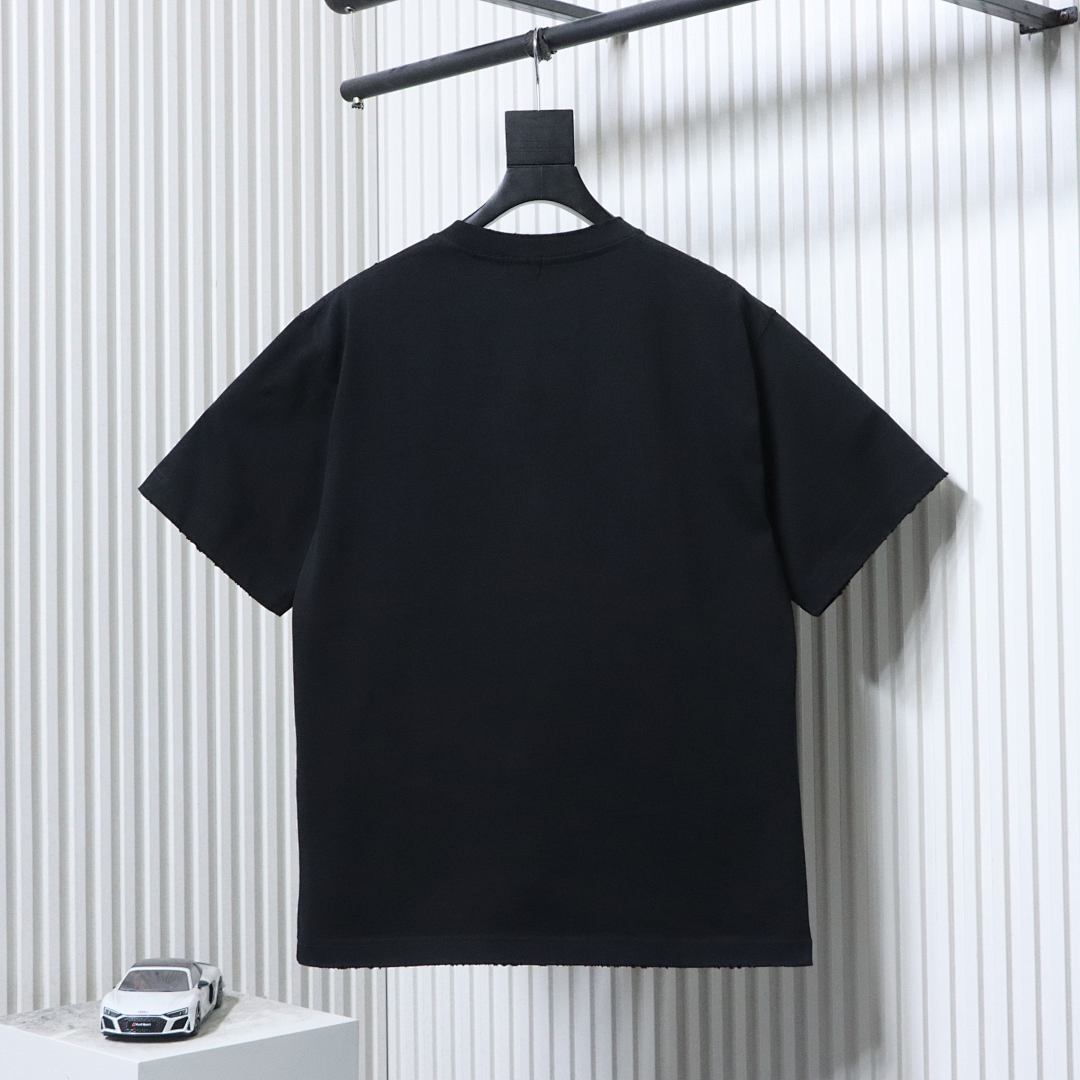     Saint Laurent Large Bord T Shirt Black