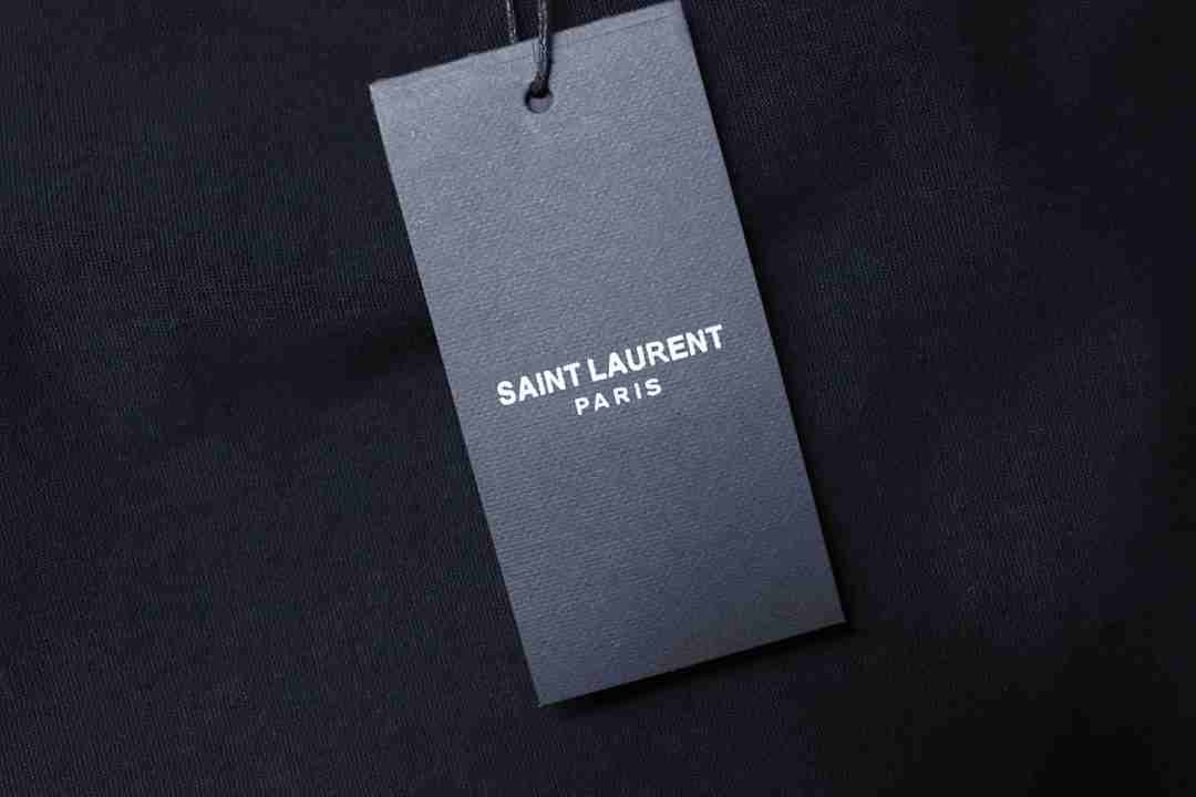     Saint Laurent Large Bord T Shirt Black