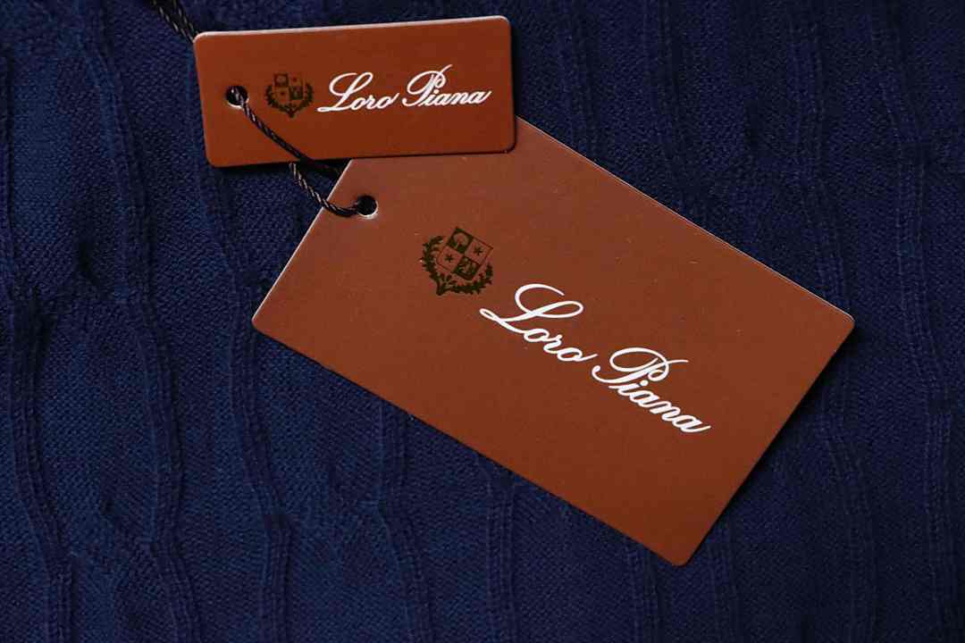 Top Quality      Loro Piana Cable-Knit Cotton Polo Shirt Blue