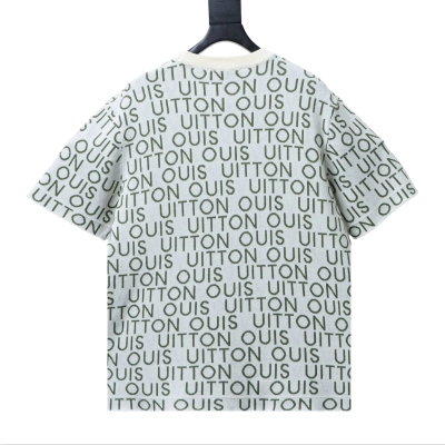 Top Quality Louis Vuitton All-over Logo T-shirt 02