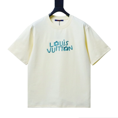 Top Quality Louis Vuitton Embroidered T-shirts 01